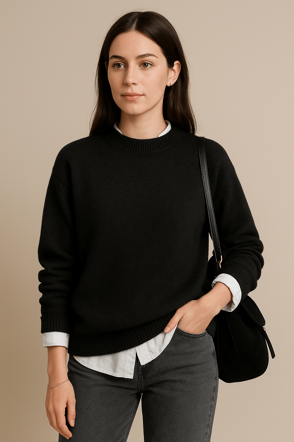 Ashford | Marlene – Soft Wool Blend Oversized Knitted Sweater