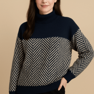 Striped Knit Casual Long Sleeve Sweater – Knitted Pullover Wrap yourself in cosy style with this casual striped knit sweater – ideal for laid-back days or weekend strolls. Its soft knitted fabric and long sleeves offer warmth and comfort without compromising on style. Soft knitted fabric – comfortable and breathable for everyday wear Casual striped design – adds a modern, relaxed touch Relaxed fit – easy to layer over t-shirts or under jackets Long sleeves – perfect for cooler days Versatile styling – pairs well with jeans, trousers or skirts